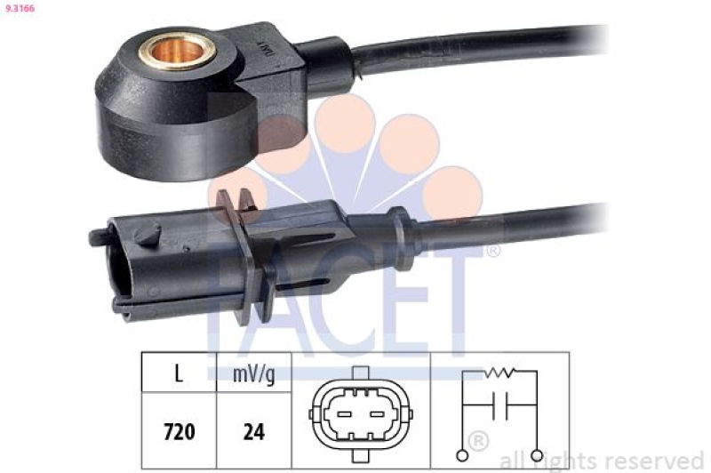 FACET Klopfsensor Made in Italy - OE Equivalent