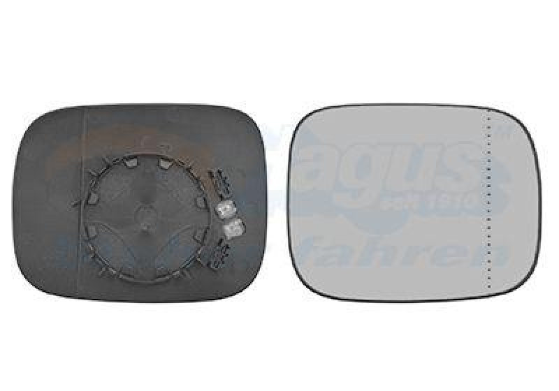 VAN WEZEL Spiegelglas, Außenspiegel * HAGUS * 5938836