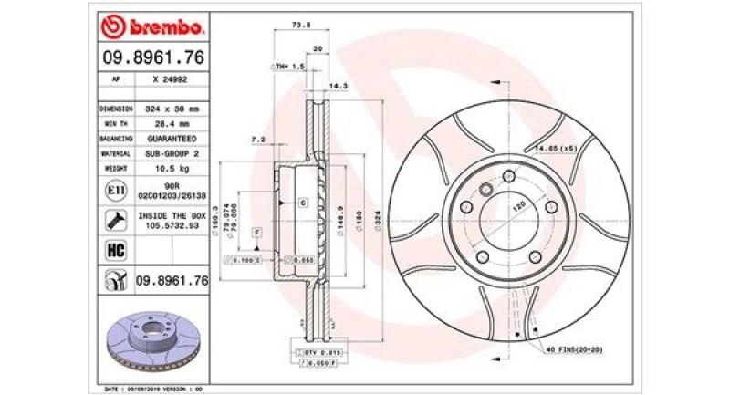 MAGNETI MARELLI Bremsscheibe