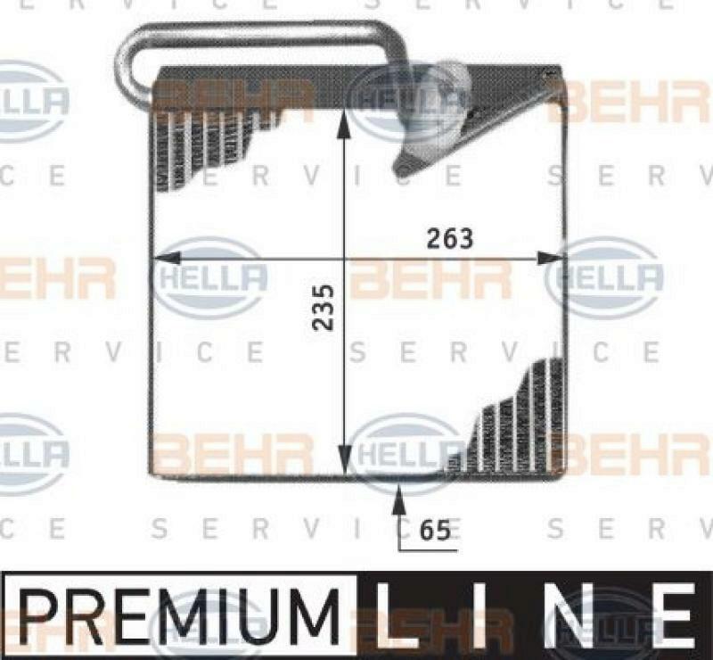 HELLA Verdampfer, Klimaanlage BEHR HELLA SERVICE *** PREMIUM LINE ***