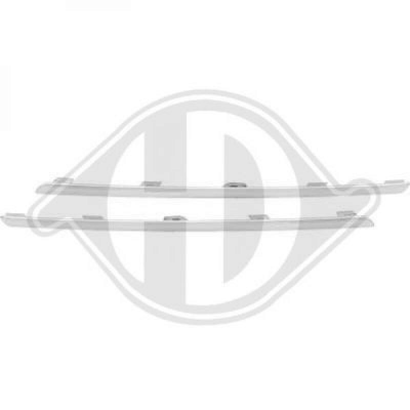 DIEDERICHS Trim/Protective Strip Set, radiator grille