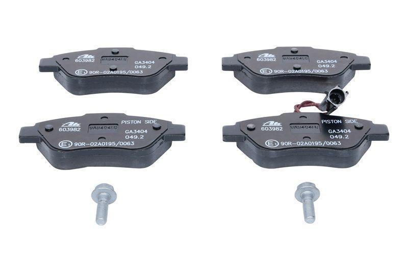 ATE Bremsscheiben + Bremsbeläge Vorne Hinten passend für Fiat Bravo 2 Stilo 1.6