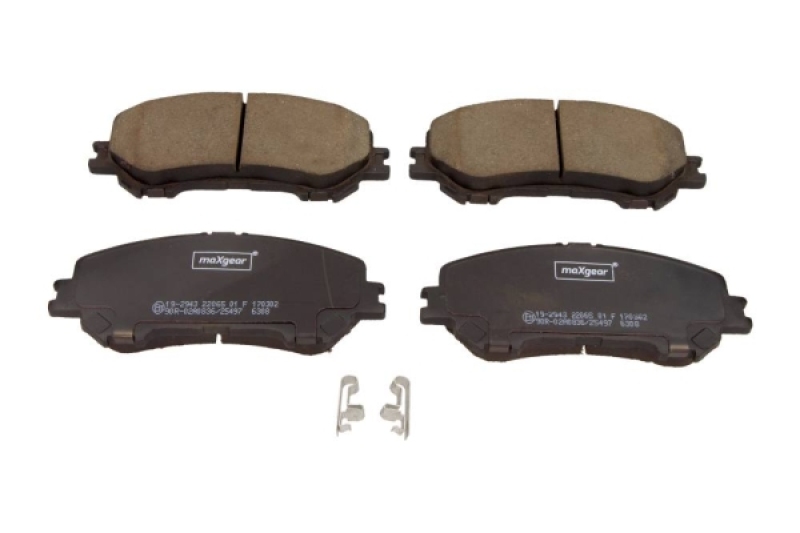 MAXGEAR Bremsbelagsatz, Scheibenbremse 19-2943