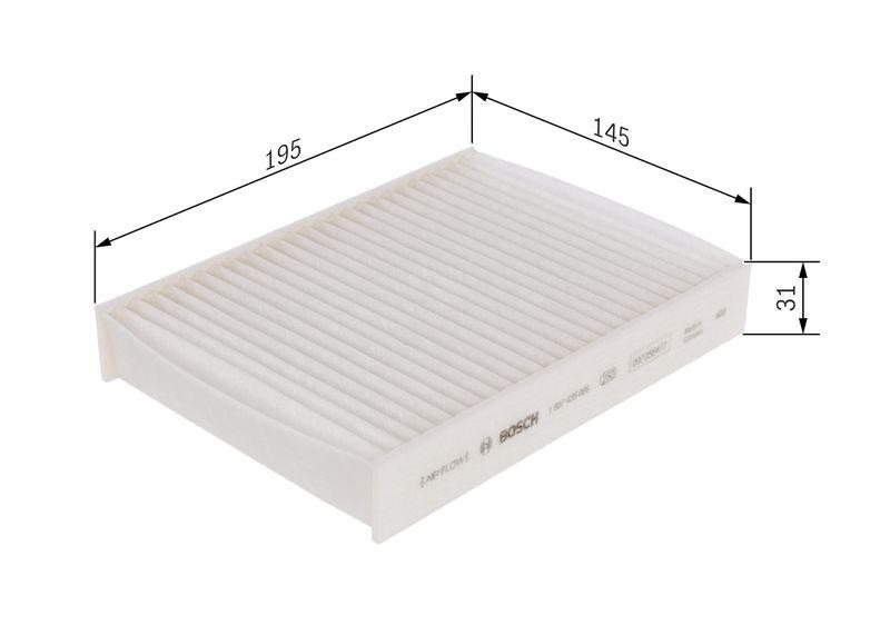 BOSCH Filter, Innenraumluft 1 987 435 066