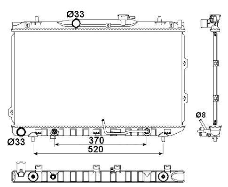 NRF Radiator, engine cooling