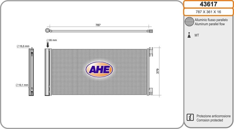 AHE Condenser, air conditioning