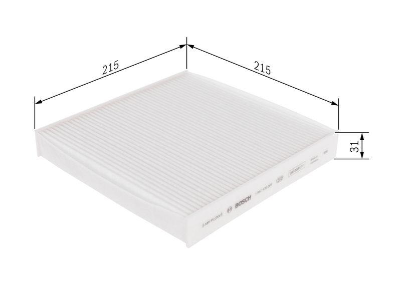 BOSCH Filter, Innenraumluft 1 987 435 069