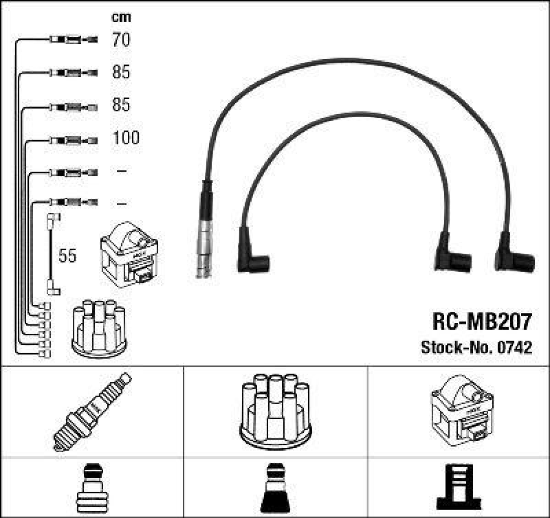 NGK Ignition Cable Kit