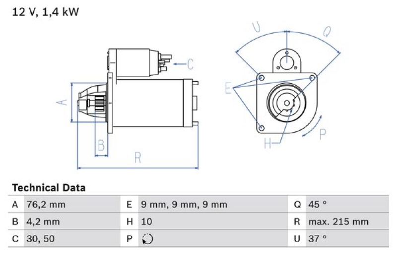 BOSCH Drucksensor, Bremskraftverstärker