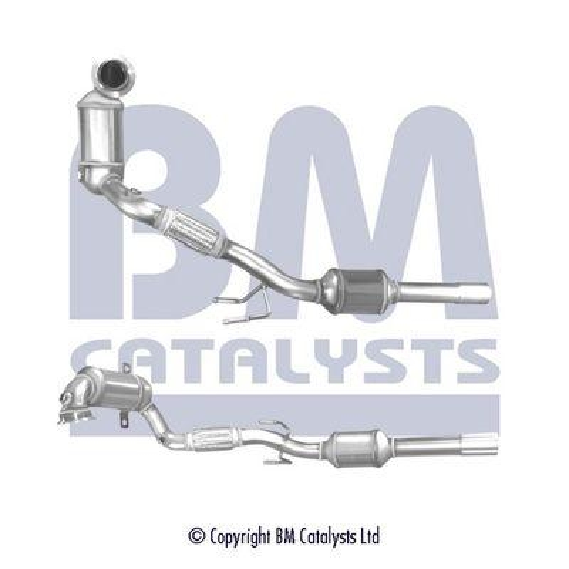 BM Catalysts Katalysator Kat Approved passend f&uuml;r Skoda Fabia Seat Ibiza Audi A1