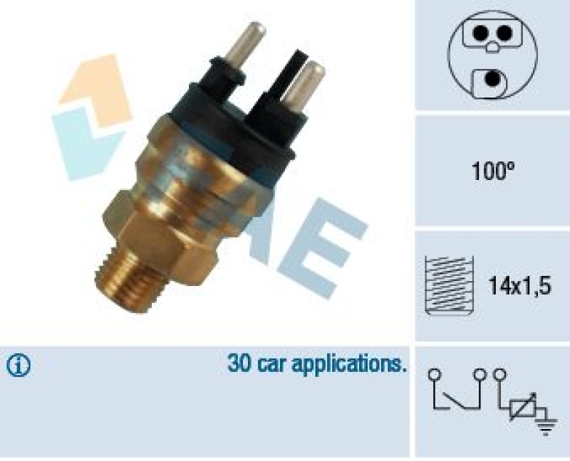 FAE Sensor, Kühlmitteltemperatur