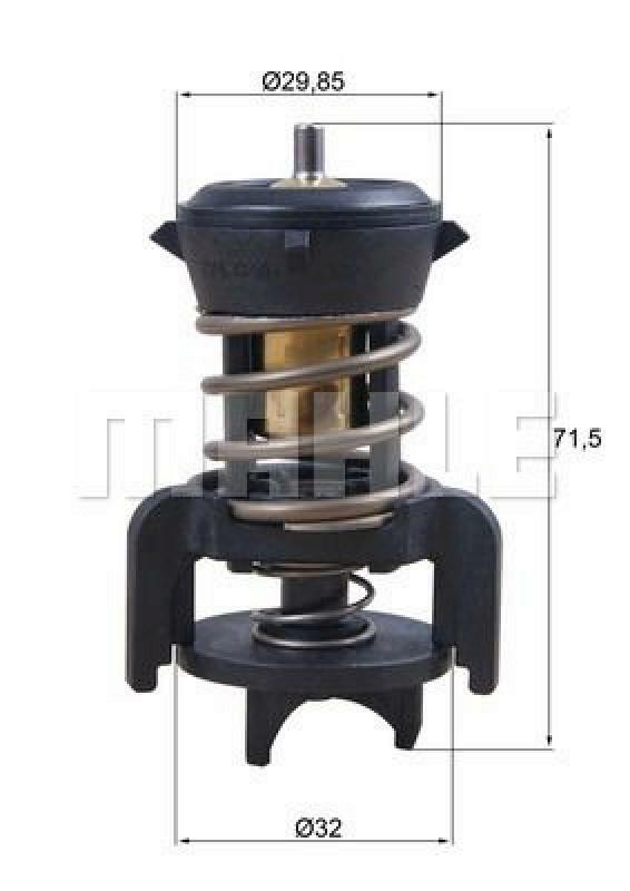 MAHLE Thermostat für Kühlmittel / Kühlerthermostat