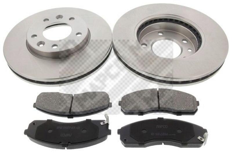 MAPCO Scheibenbremse Bremsensatz Vorne 47216 passend für KIA Carnival II...