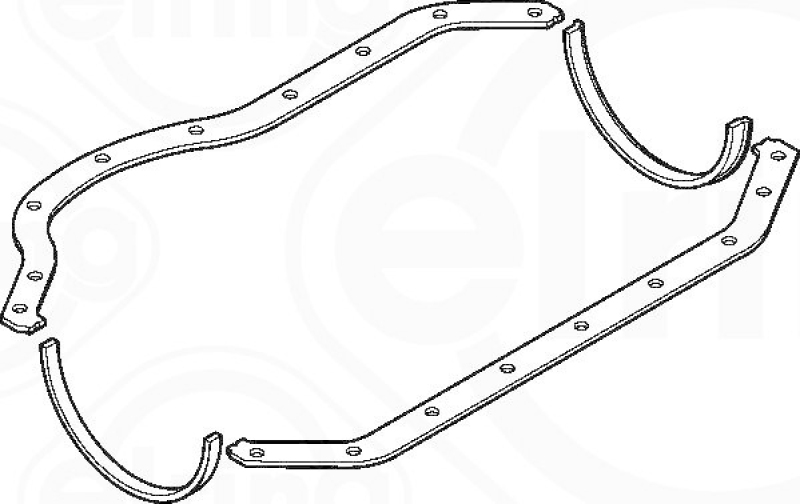ELRING Gasket Set, wet sump