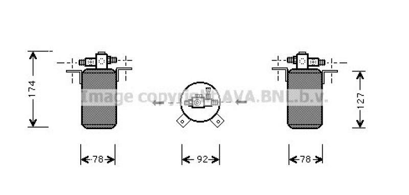 AVA QUALITY COOLING Trockner, Klimaanlage BWD021