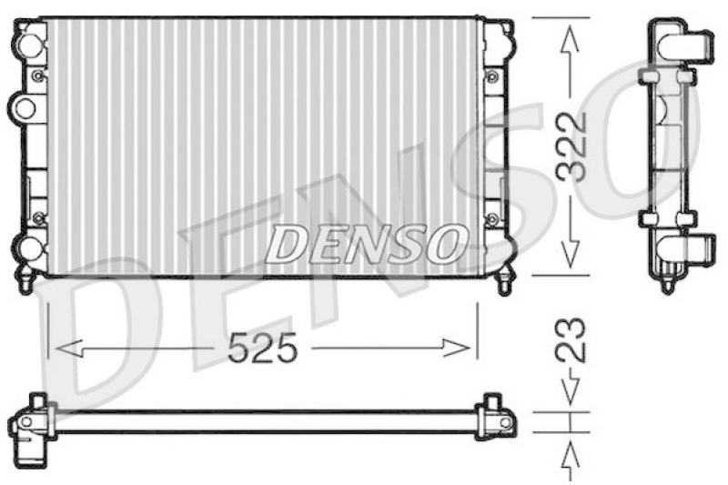DENSO Radiator, engine cooling