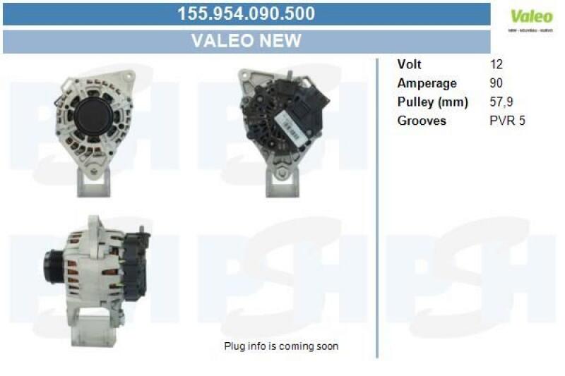 BV PSH Generator Valeo New 155954090500