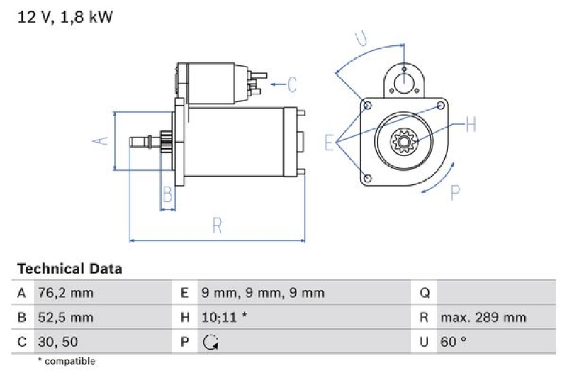 BOSCH Starter