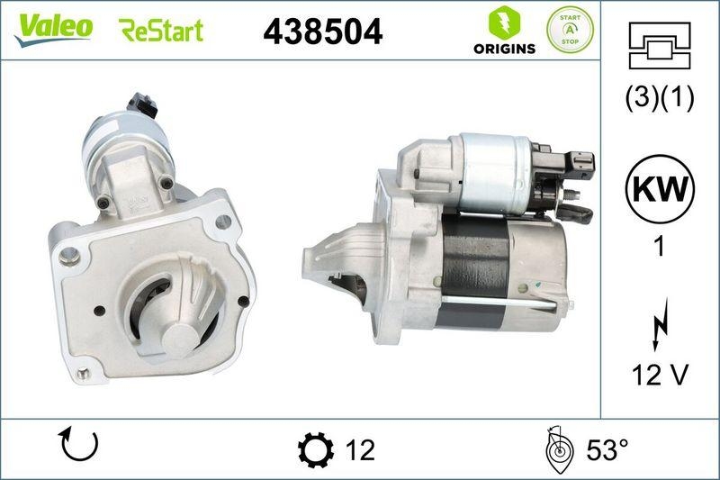 VALEO Starter VALEO ORIGINS NEW STOP&START OE TECHNOLOGIE