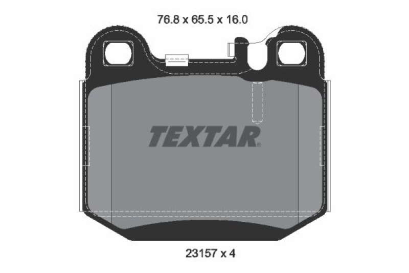 TEXTAR Bremsbelagsatz, Scheibenbremse Q+ 2315702