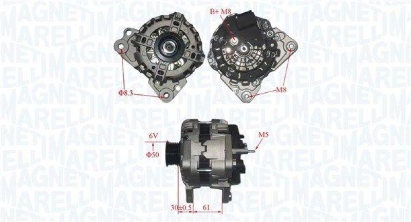 MAGNETI MARELLI Generator 63735695010
