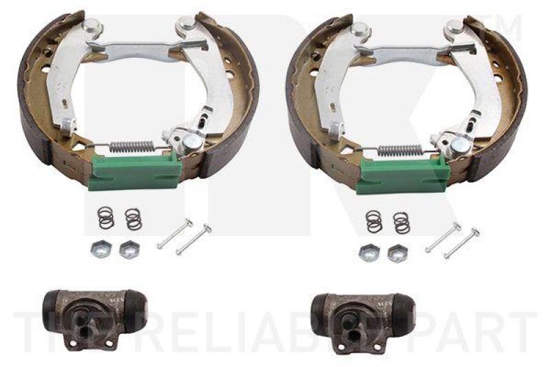 Brake Set, drum brakes
