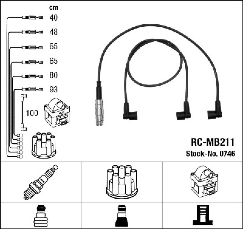 NGK Ignition Cable Kit