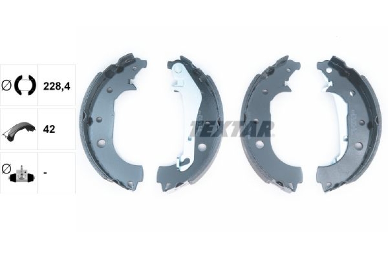 TEXTAR Bremsbackensatz 91081600