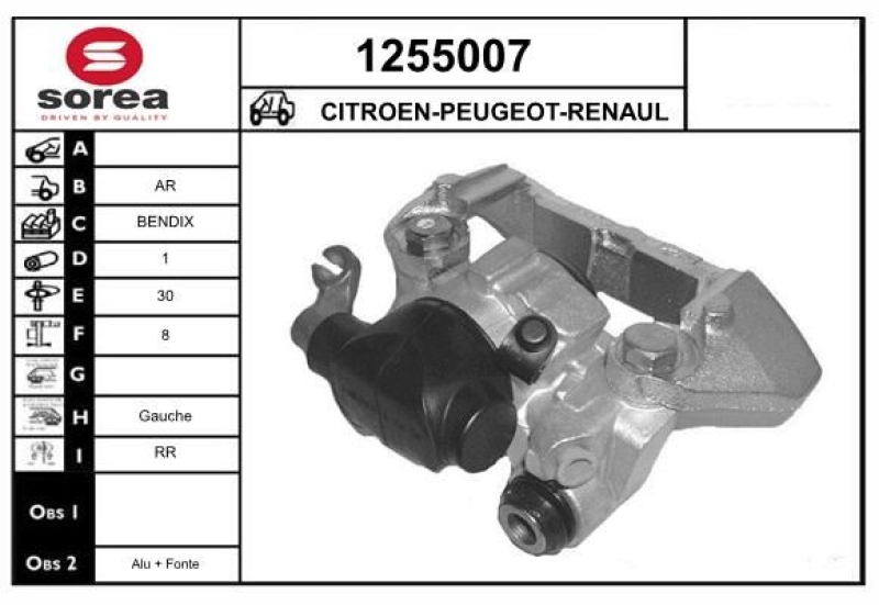 SNRA Bremssattel