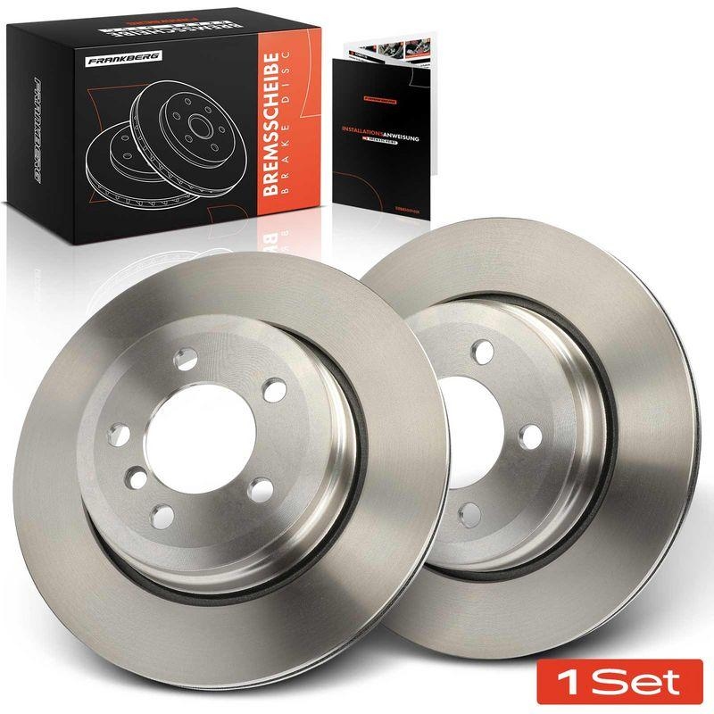 2x Frankberg Bremsscheiben Hinterachse 5481FB0034131