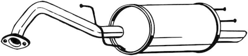 BOSAL End Silencer
