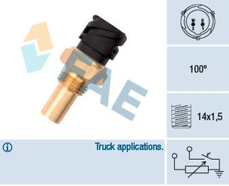 FAE Sensor, Kühlmitteltemperatur