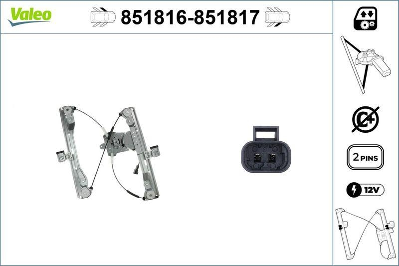 VALEO Fensterheber 851816
