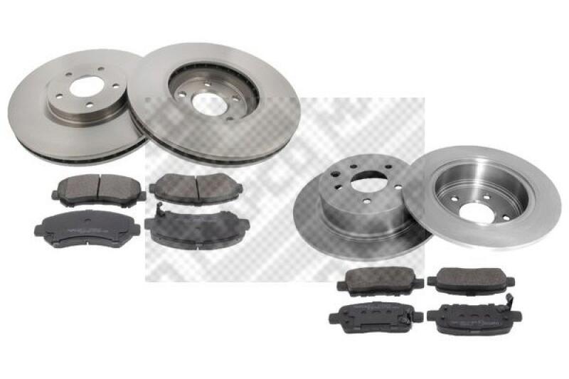 MAPCO Brake Set, disc brakes