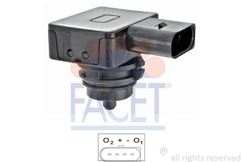 FACET Pressure Sensor, brake booster Made in Italy - OE Equivalent