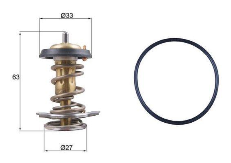 MAHLE Thermostat für Kühlmittel / Kühlerthermostat