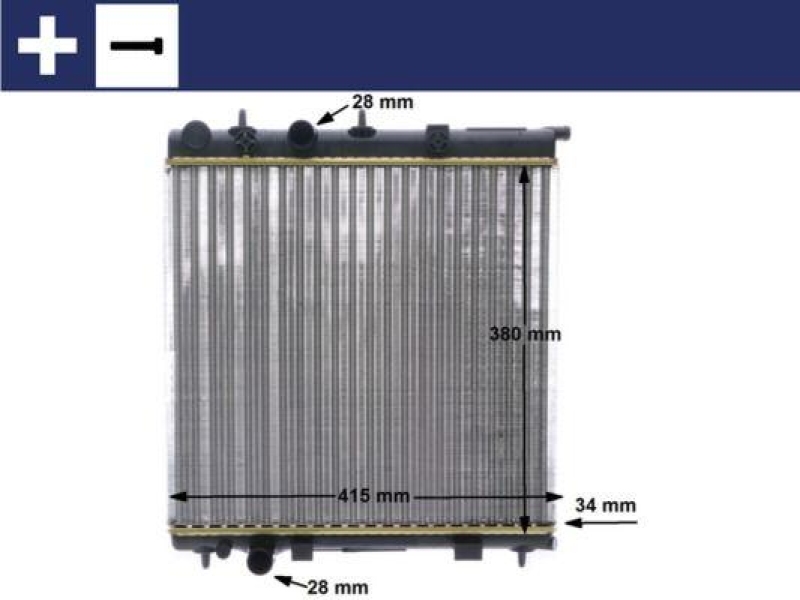 MAHLE Radiator, engine cooling BEHR