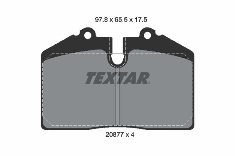 TEXTAR Brake Pad Set, disc brake