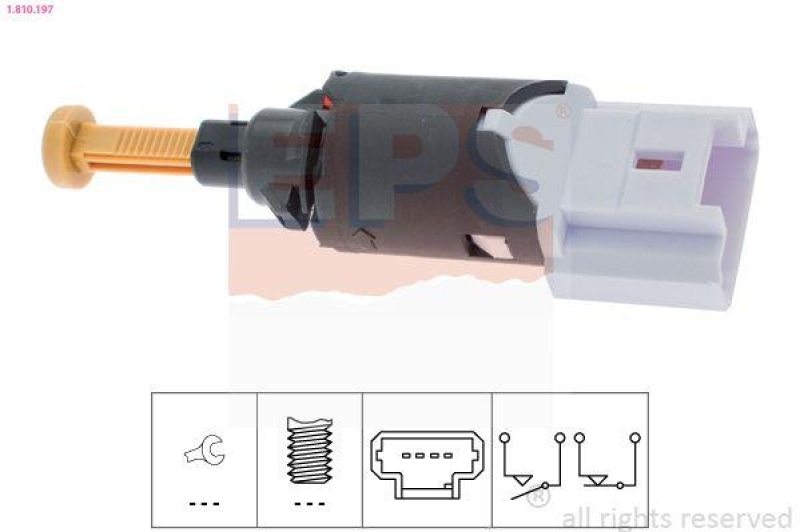 EPS Bremslichtschalter Made in Italy - OE Equivalent