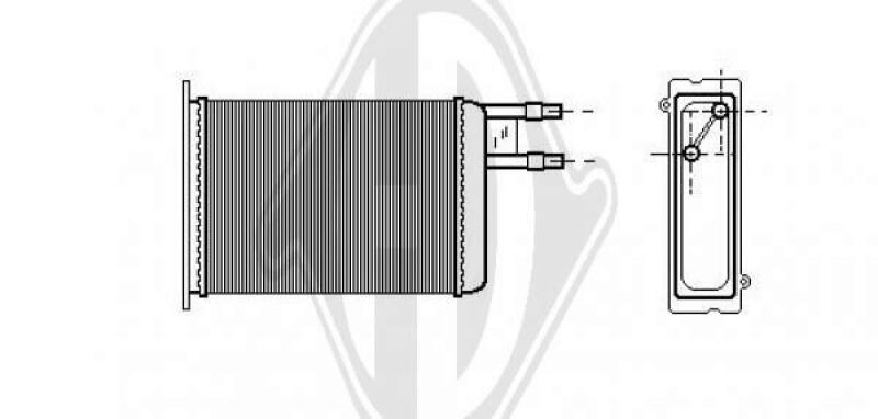 DIEDERICHS Heat Exchanger, interior heating DIEDERICHS Climate