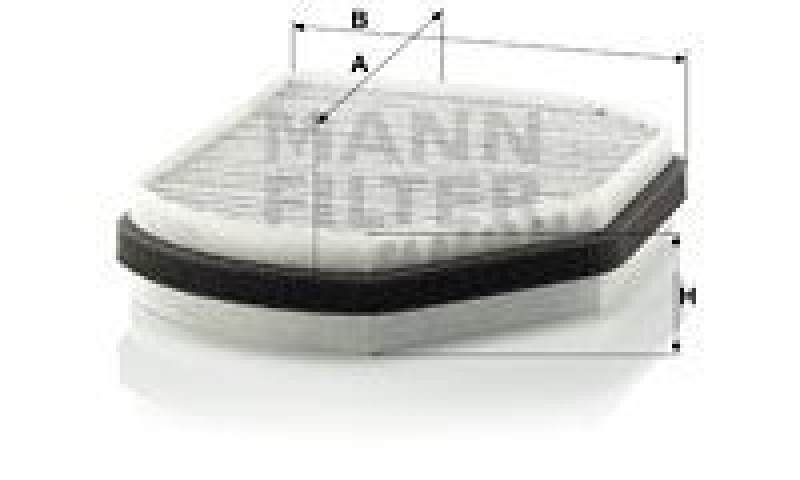 MANN-FILTER Filter, interior air adsotop