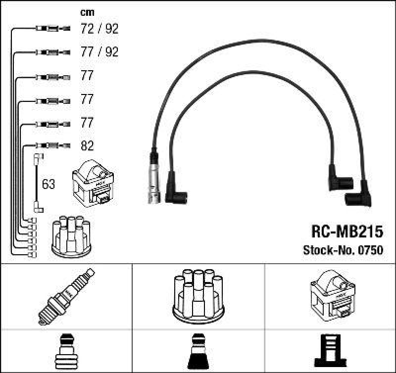 NGK Ignition Cable Kit