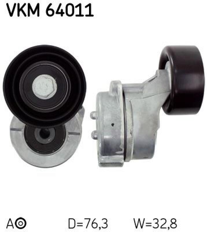 SKF Tensioner Pulley, V-ribbed belt