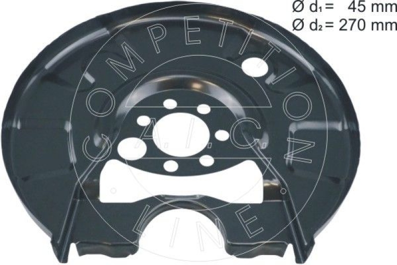AIC Splash Panel, brake disc Original AIC Quality