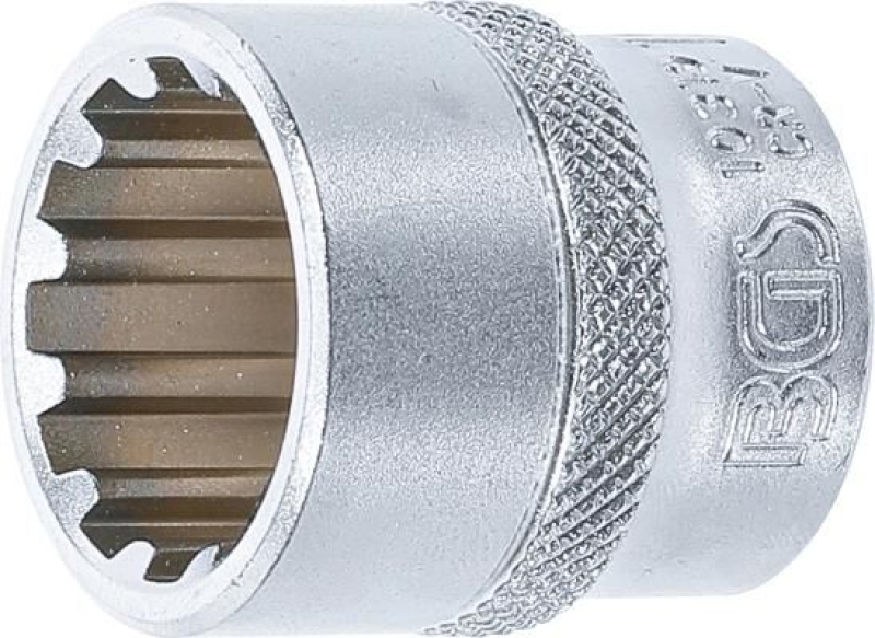 Steckschlüssel-Einsatz Gear Lock | Antrieb Innenvierkant 10 mm (3/8") | SW 19 mm