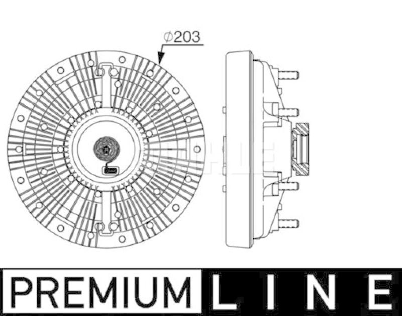 MAHLE Kupplung, Kühlerlüfter BEHR *** PREMIUM LINE ***