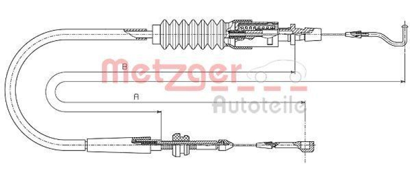 METZGER Gaszug