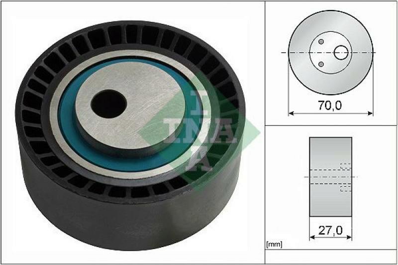 INA Tensioner Pulley, v-ribbed belt