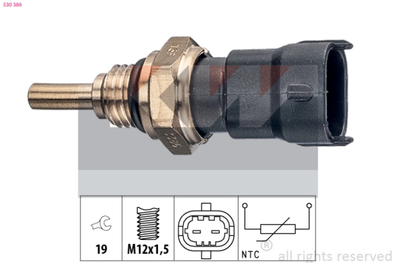 KW Sensor, Kühlmitteltemperatur Made in Italy - OE Equivalent