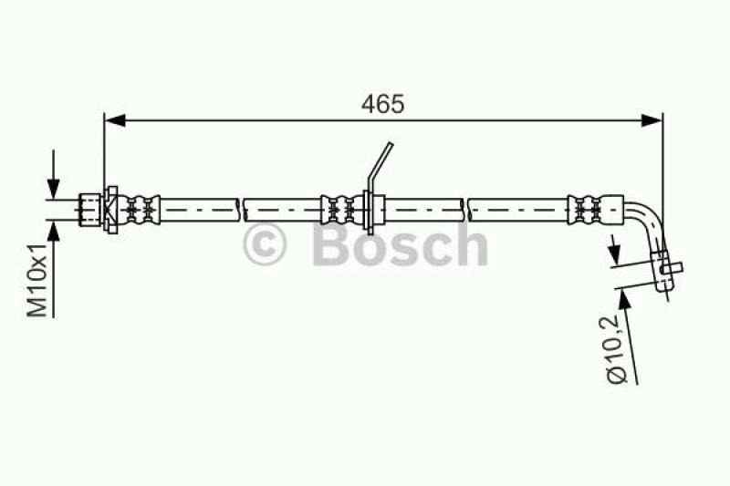 BOSCH Bremsschlauch 1 987 481 613